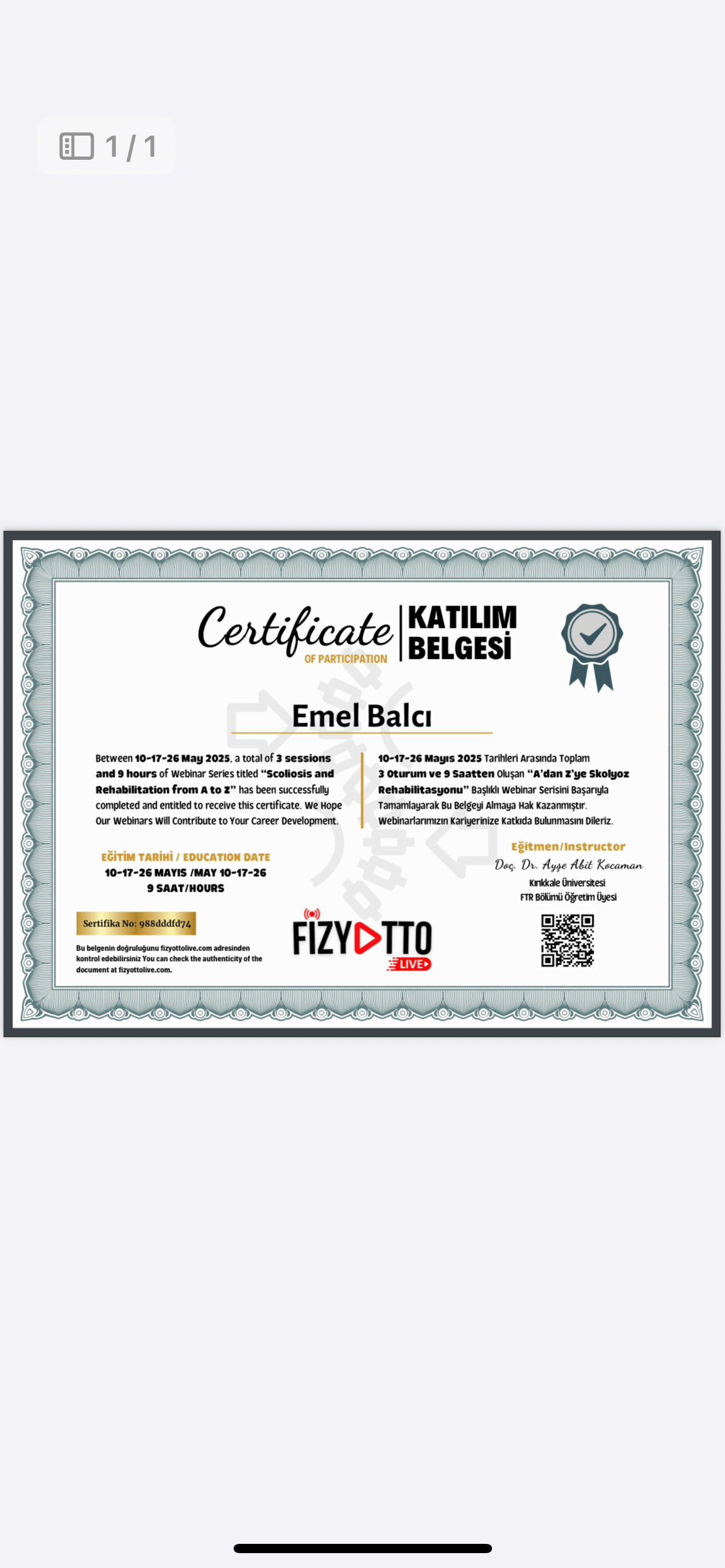 Skolyozda rehabilitasyon