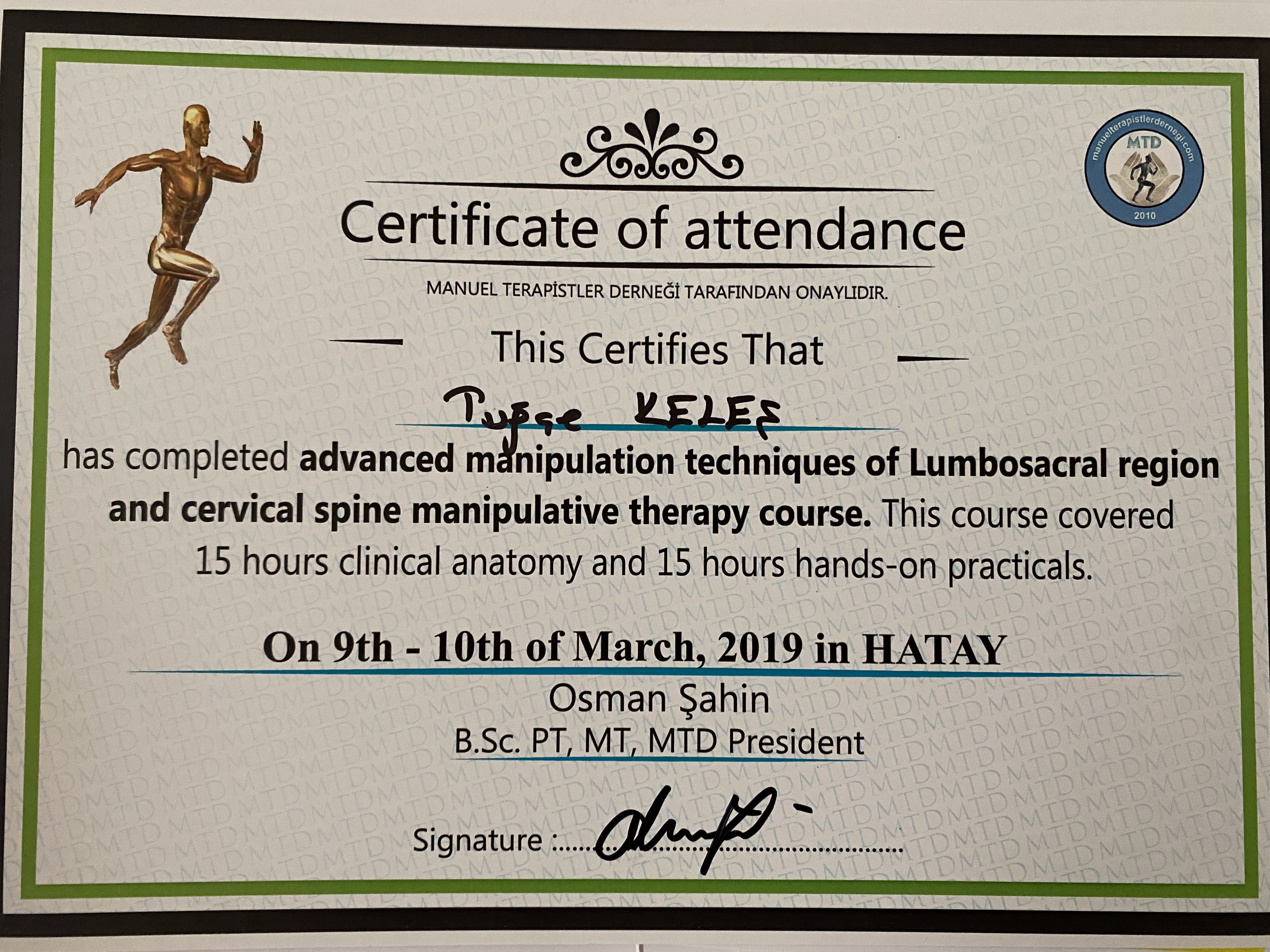 Lumbosakral ve Servikal Omurga Manipülasyon Teknikleri