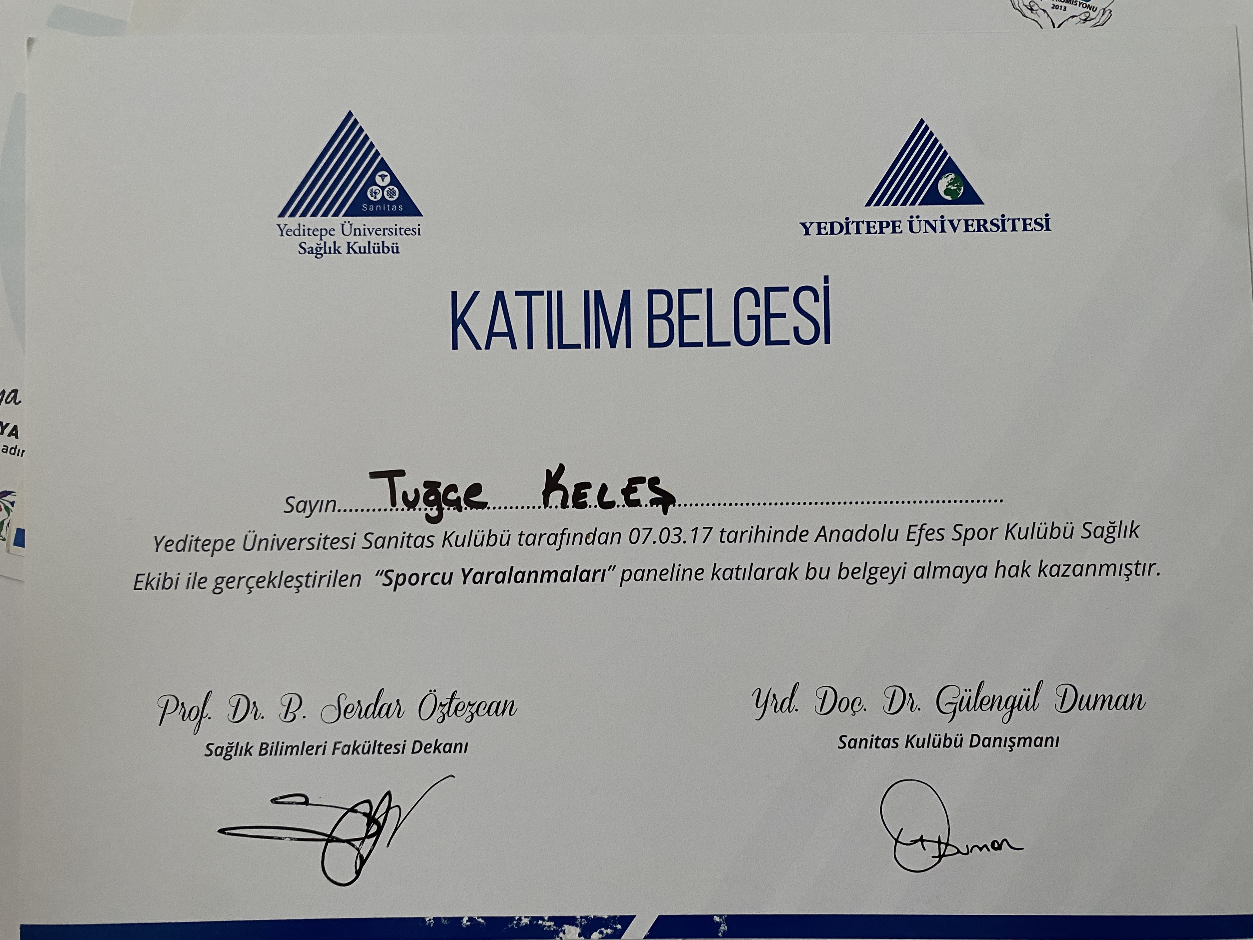 Anadolu Efes Spor Klübü Sağlık Ekibi ile Sporcu Yaralanmaları Paneli