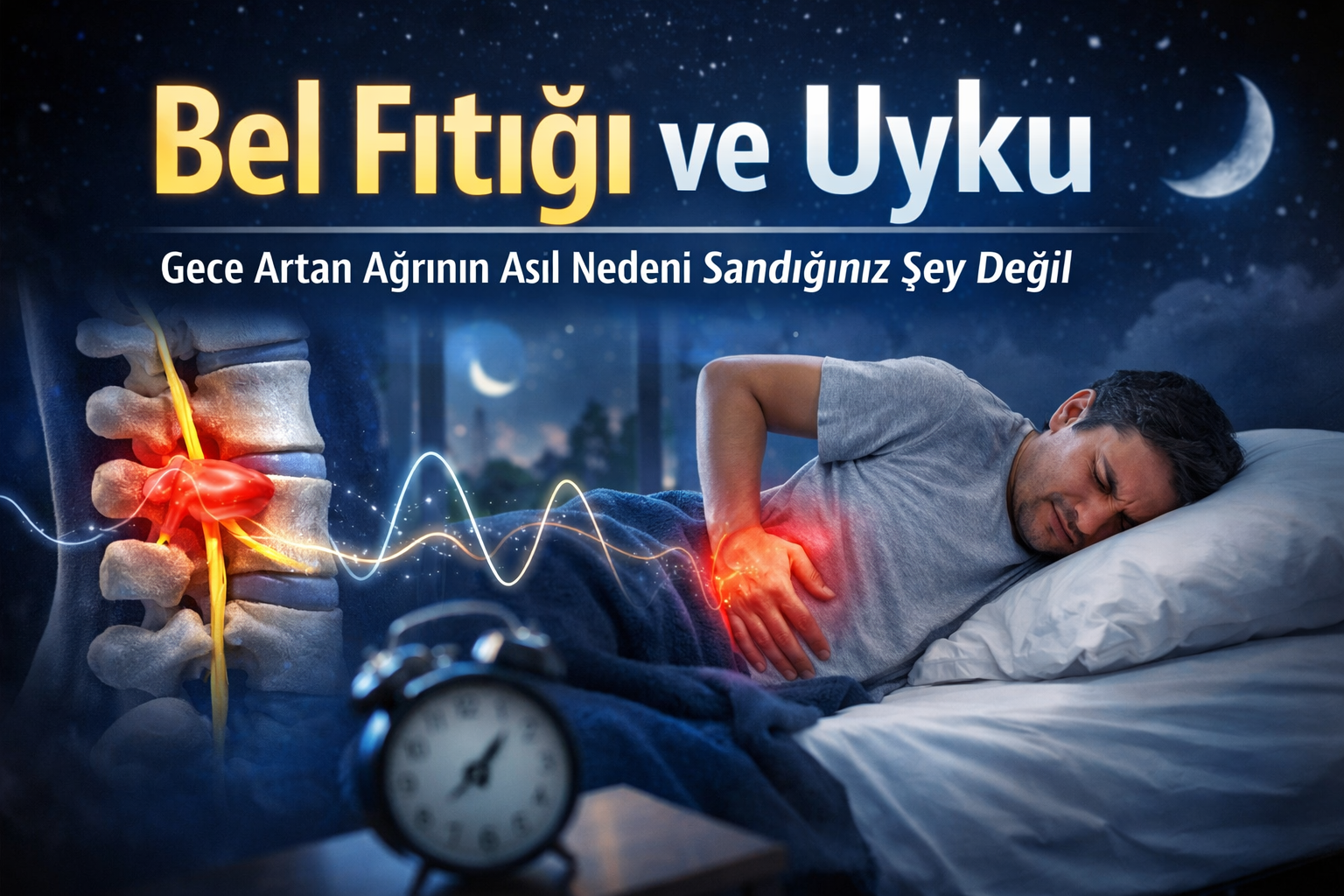 Bel fıtığı ve uyku