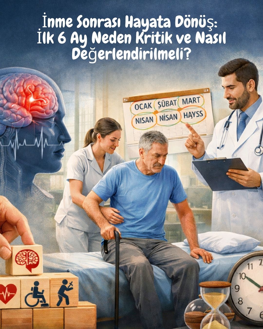 İnme Sonrası Hayata Dönüş: İlk 6 Ay Neden Kritik ve Nasıl Değerlendirilmeli?