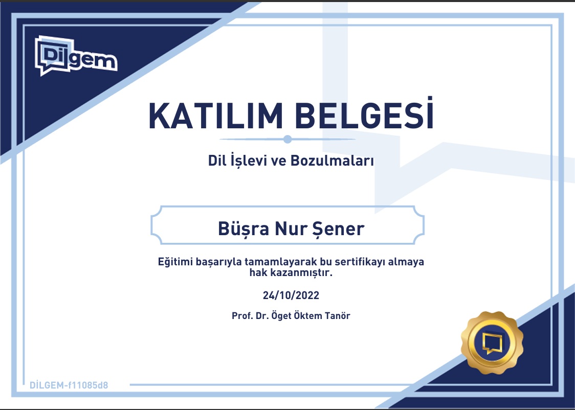 Dil İşlevi ve Bozulmaları