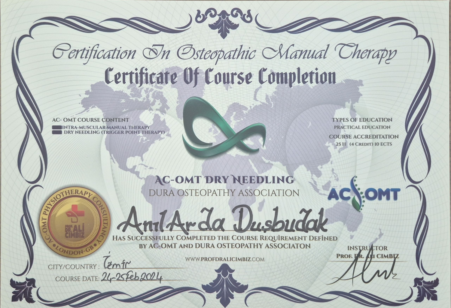 AC-OMT DRY NEEDLING