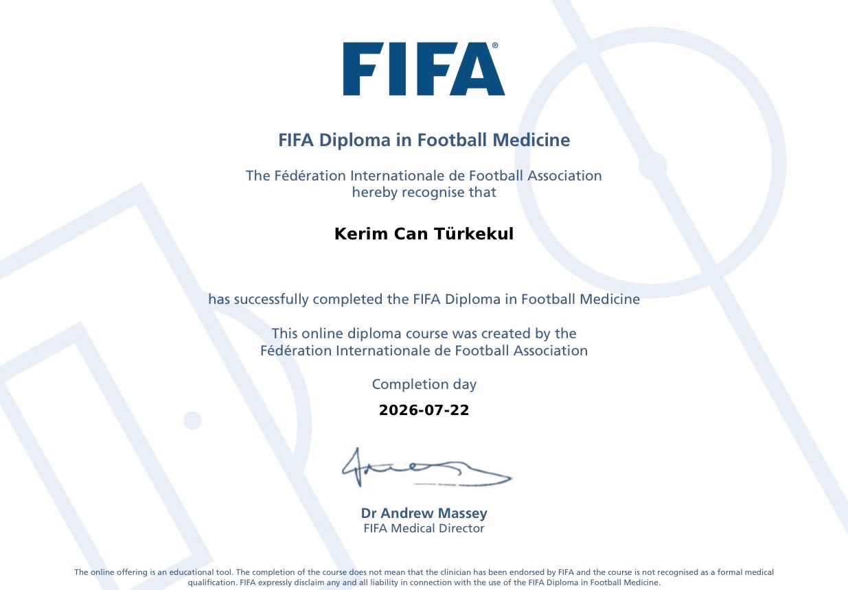 FIFA Diploma in Football Medicine