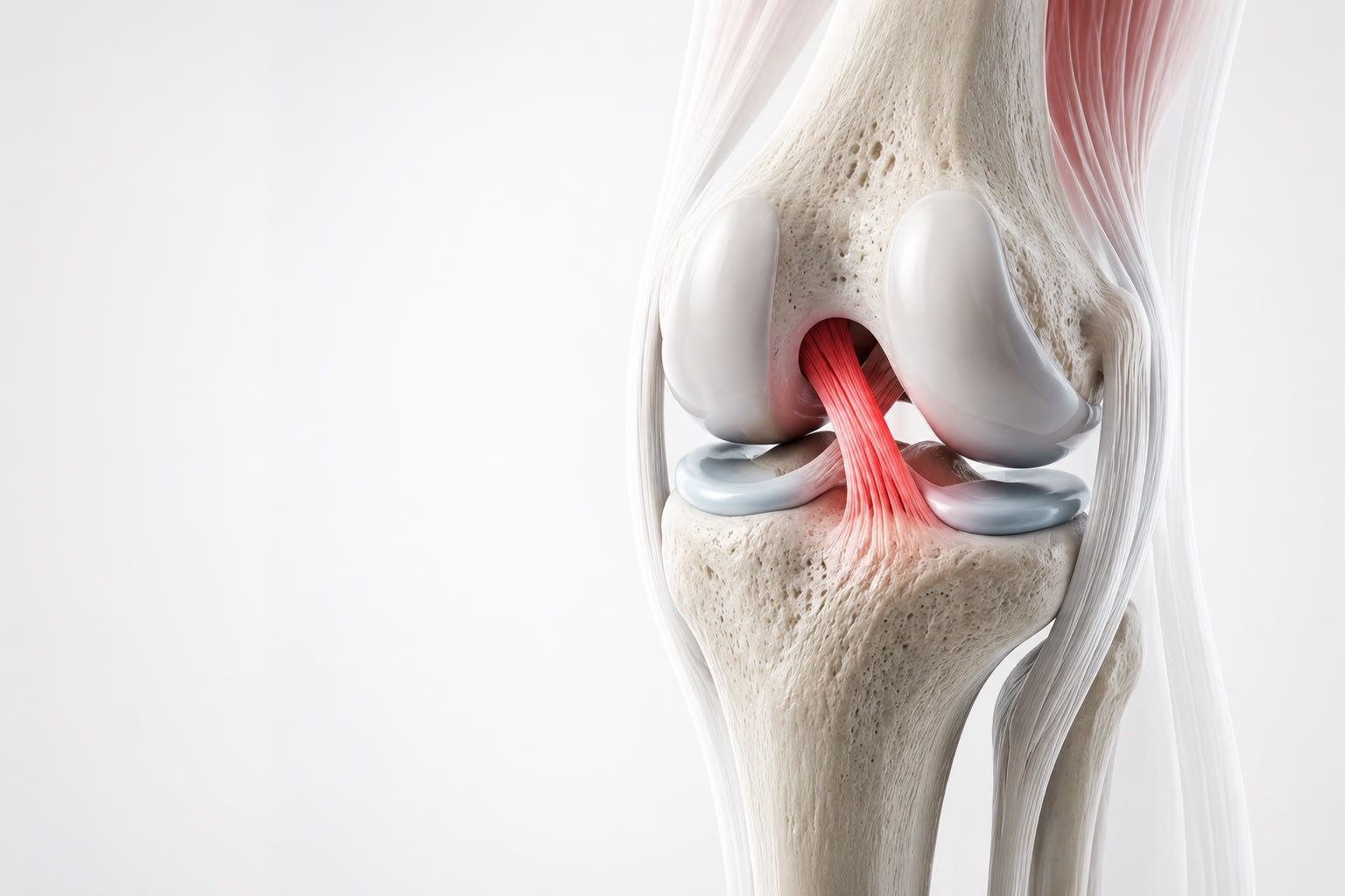 Ön çapraz bağ yaralanması (ACL) anatomisi ve fizyoterapi rehabilitasyonu.