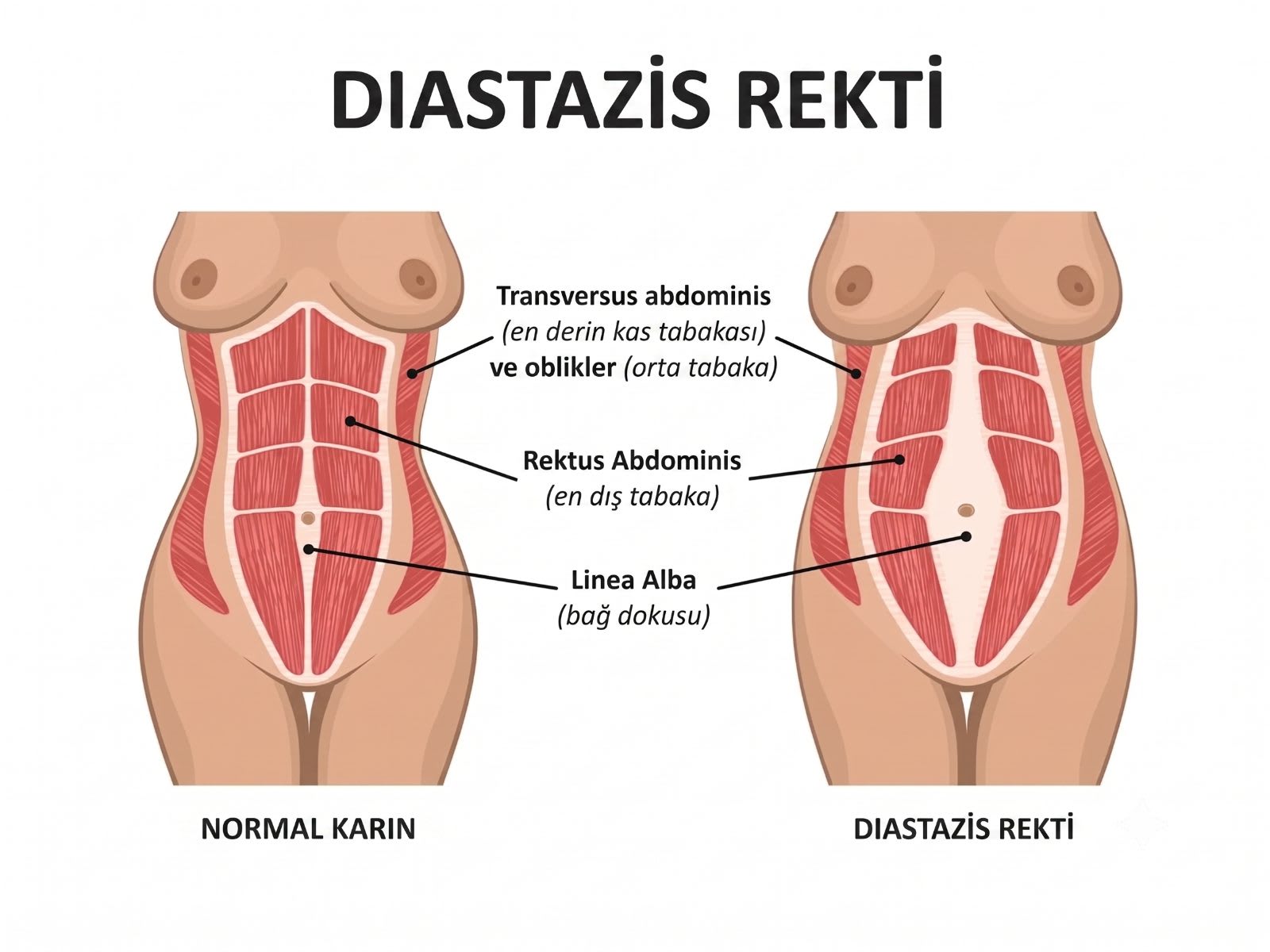 Diastazis Rekti Nedir? Doğum Sonrası Fizyoterapi Süreci