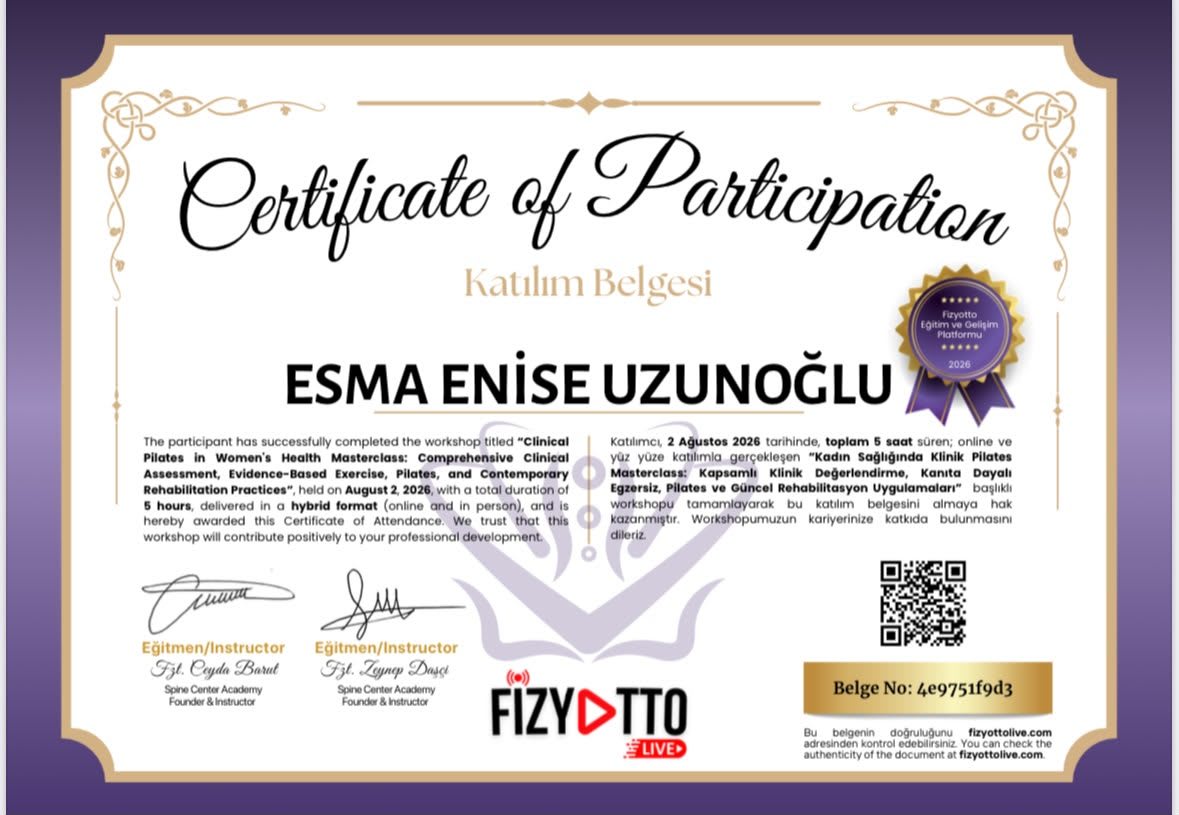 Kadın Sağlığında Klinik Pilates