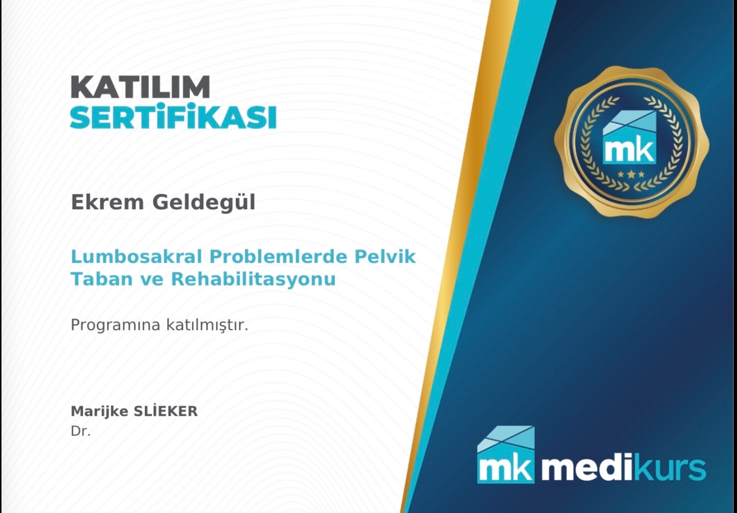 Lumbosakral problemlerde pelvik taban rehabilitasyonu