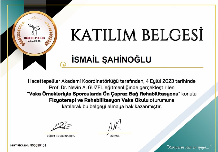 VAKA ÖRNEKLERİ İLE SPORCULARDA ÖÇB REHABİLİTASYONU