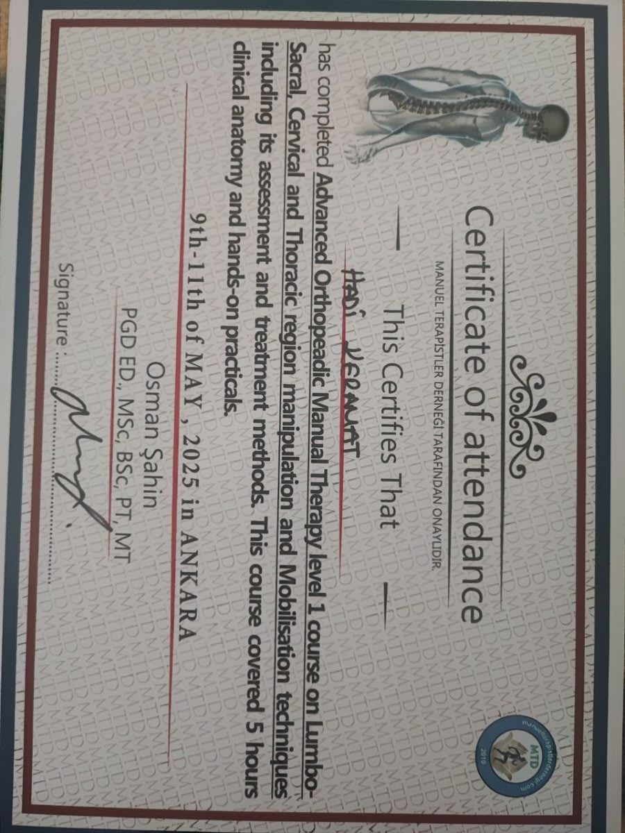 Advanced Orthopedic Lumbo-Sacral, Cervical and Thoracic Region Manipulation and Mobilisation Techniques
