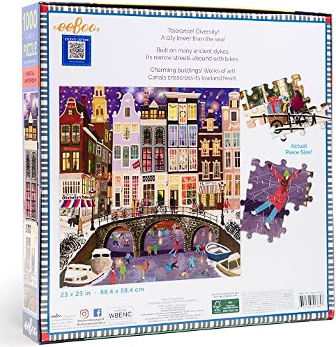 Vue 3 de Eeboo Magical Amsterdam Puzzle