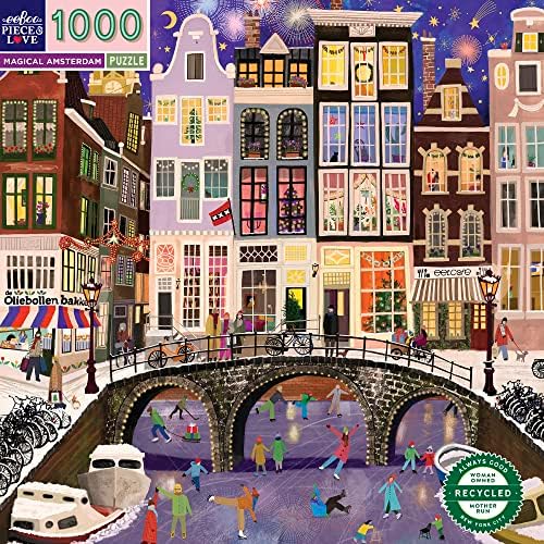 Vue 5 de Eeboo Magical Amsterdam Puzzle