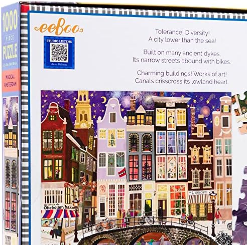 Vue 6 de Eeboo Magical Amsterdam Puzzle