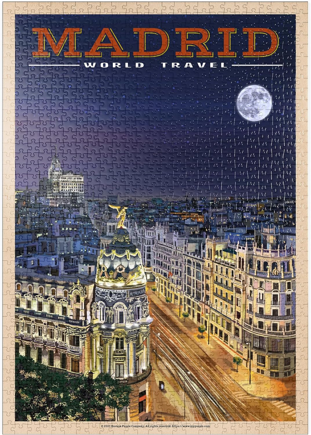 Mypuzzle Madrid Espagne Gran
