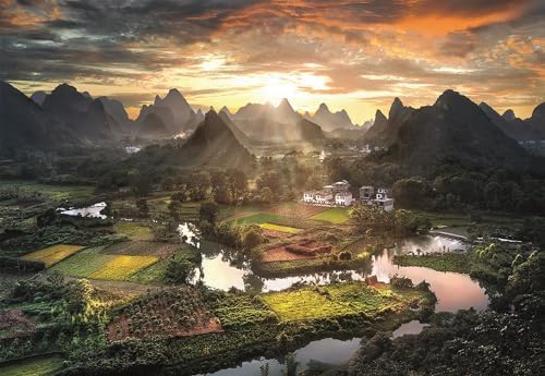 Vue 2 de Clementoni Puzzle Paysages De
