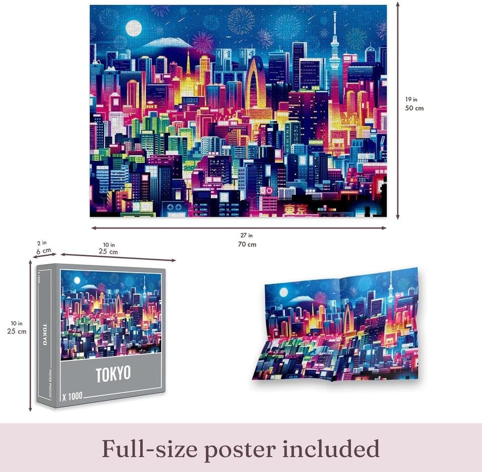 Vue 3 de Cloudberries Tokyo Puzzle Puzzles