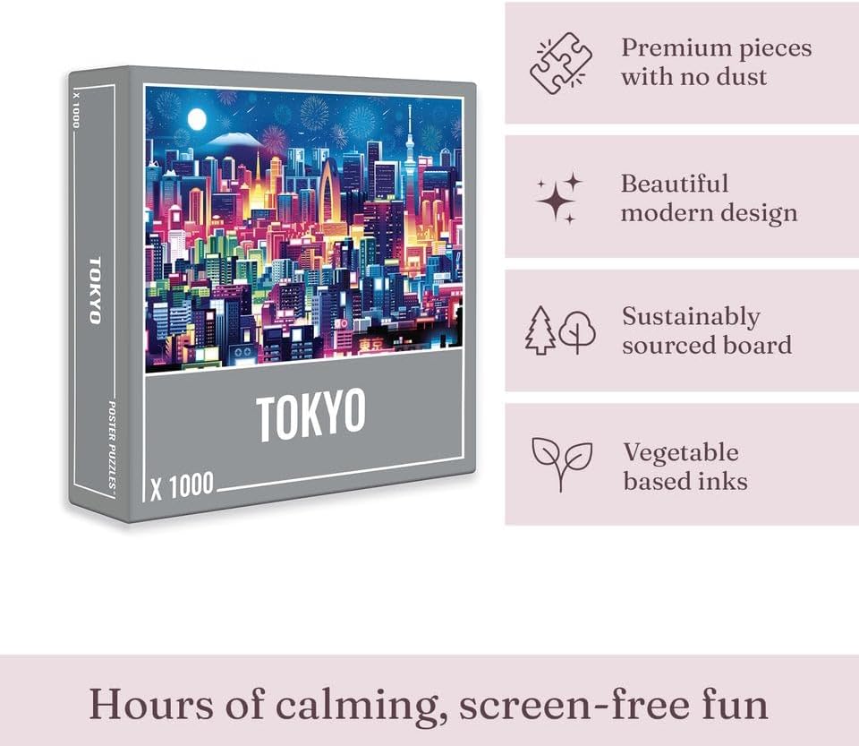 Vue 4 de Cloudberries Tokyo Puzzle Puzzles