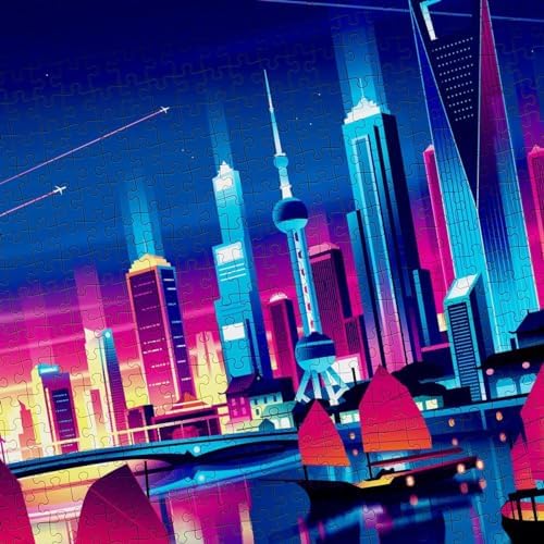 Vue 6 de Cloudberries Tokyo Puzzle Puzzles