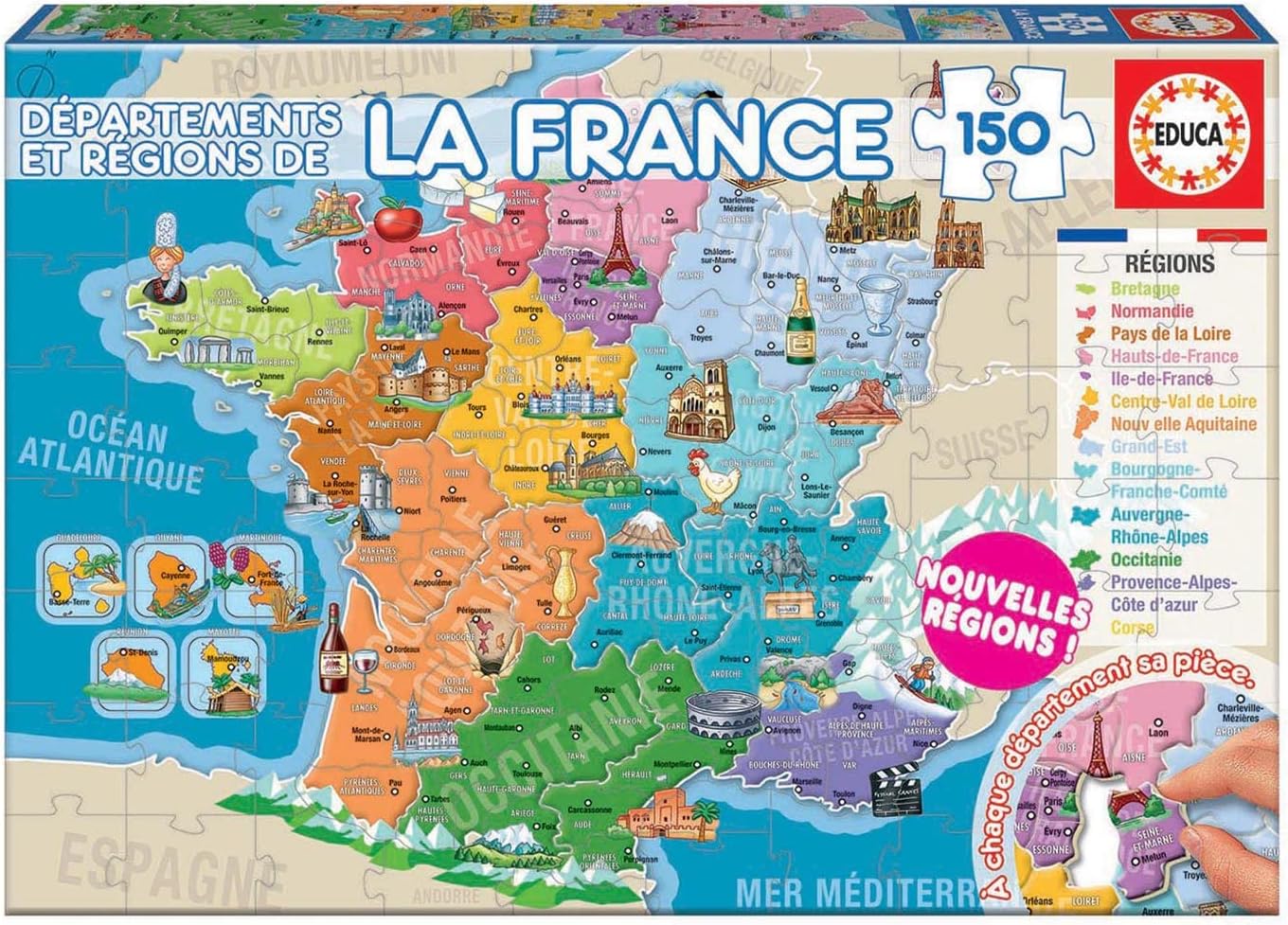 Educa Puzzle Pieces France