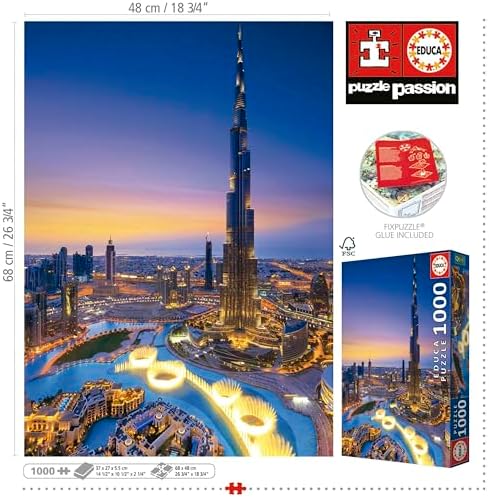 Vue 3 de Educa Burj Khalifa Puzzle