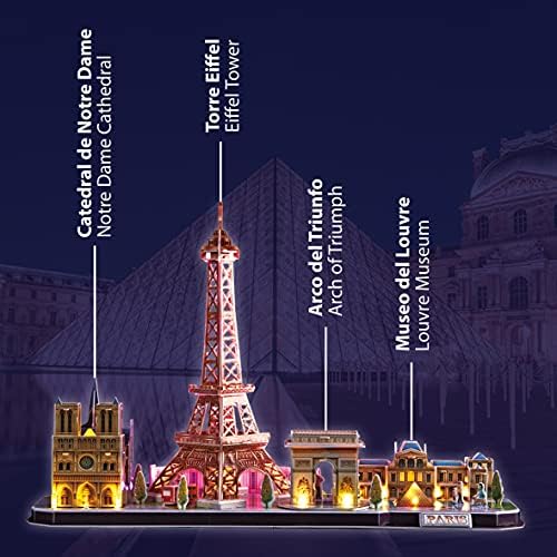 Vue 5 de Puzzle Paris Led