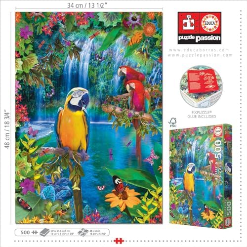 Vue 5 de Educa Puzzle Adultes Pieces
