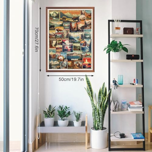 Vue 3 de Puzzle Vintage Des Parcs