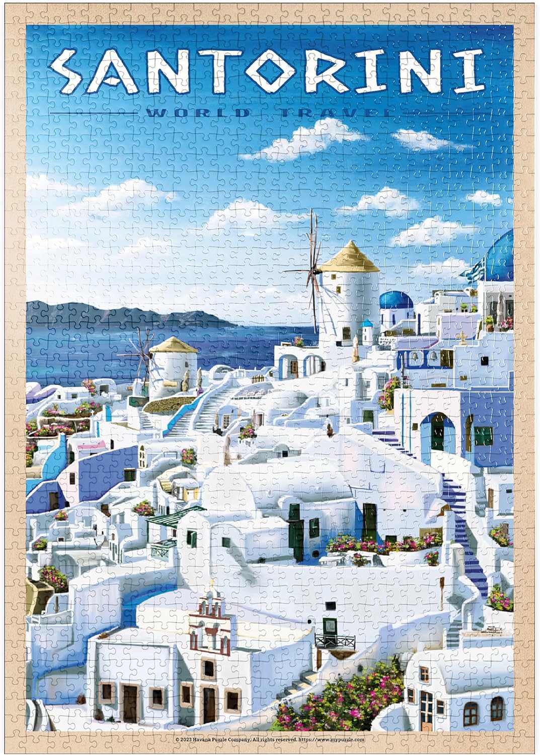 Mypuzzle Greece Santorini In