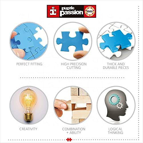 Vue 4 de Educa Puzzle Adulte Pieces