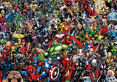 Vue 2 de Clementoni Puzzle Marvel Pieces