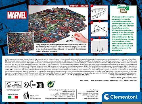 Vue 3 de Clementoni Puzzle Marvel Pieces