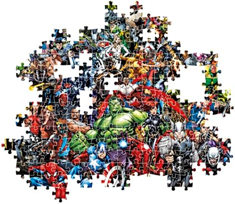 Vue 4 de Clementoni Puzzle Marvel Pieces