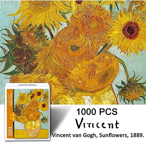 Vue 5 de Puzzle Pieces Adultes Tournesols