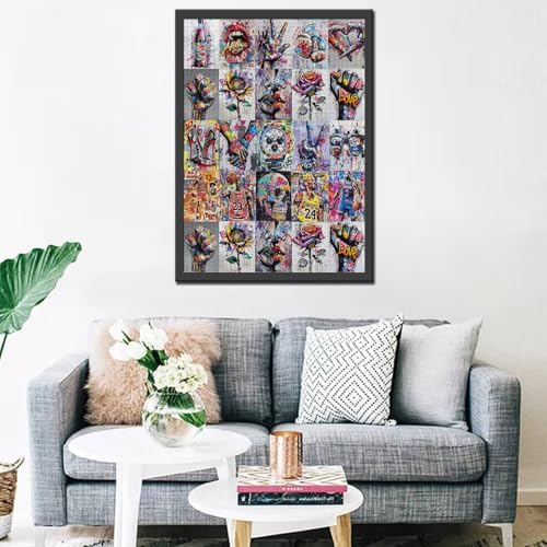 Vue 3 de Puzzle Banksy De Pieces