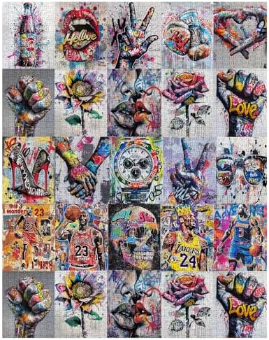 Vue 4 de Puzzle Banksy De Pieces