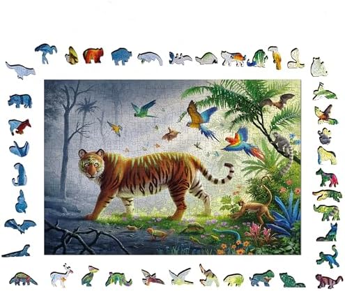 Vue 3 de Ravensburger Puzzle En Bois