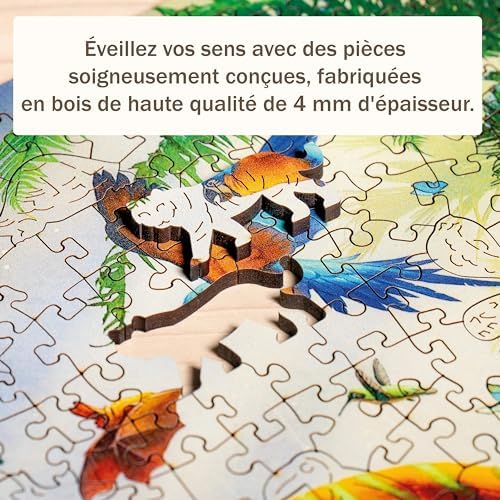 Vue 4 de Ravensburger Puzzle En Bois