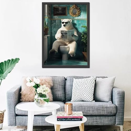 Vue 3 de Puzzle Ours Polaire De