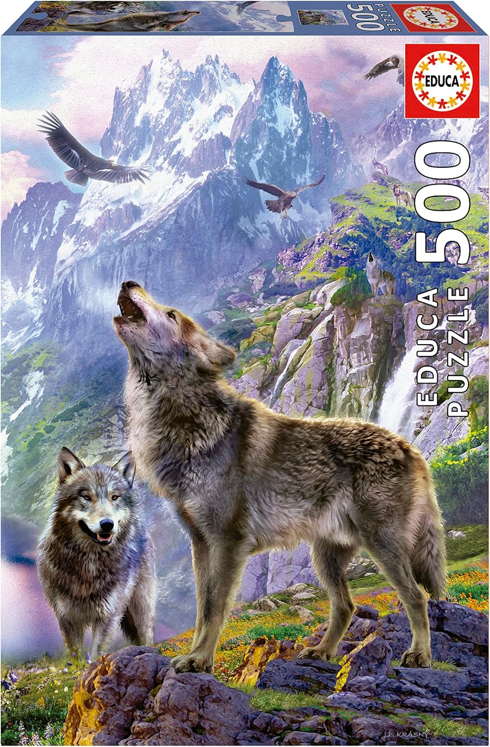 Educa Loups Sur Les