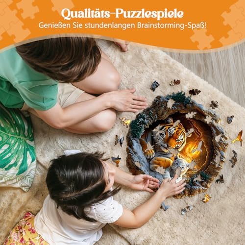 Vue 7 de Puzzle En Bois Adulte