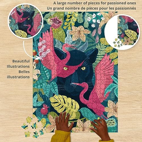 Vue 2 de Janod Puzzle Pieces Panthere