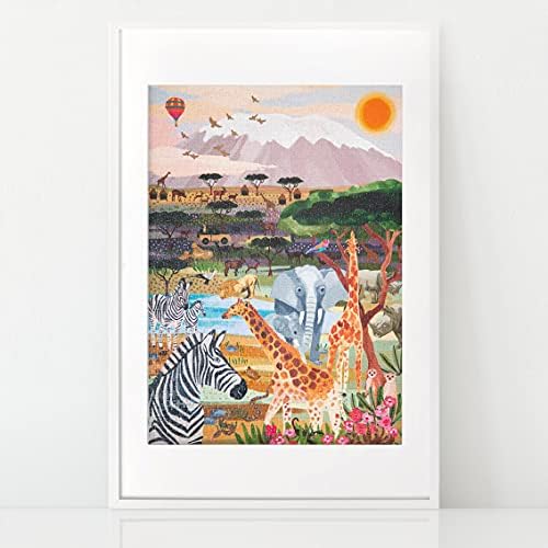 Vue 7 de Puzzle Pieces Animaux Safari