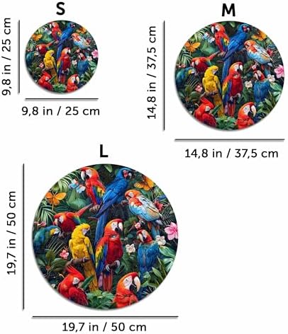 Vue 5 de Iconic Puzzles Perroquets Colores