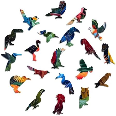 Vue 6 de Iconic Puzzles Perroquets Colores