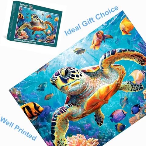 Vue 7 de Puzzle Adulte Pieces Tortue