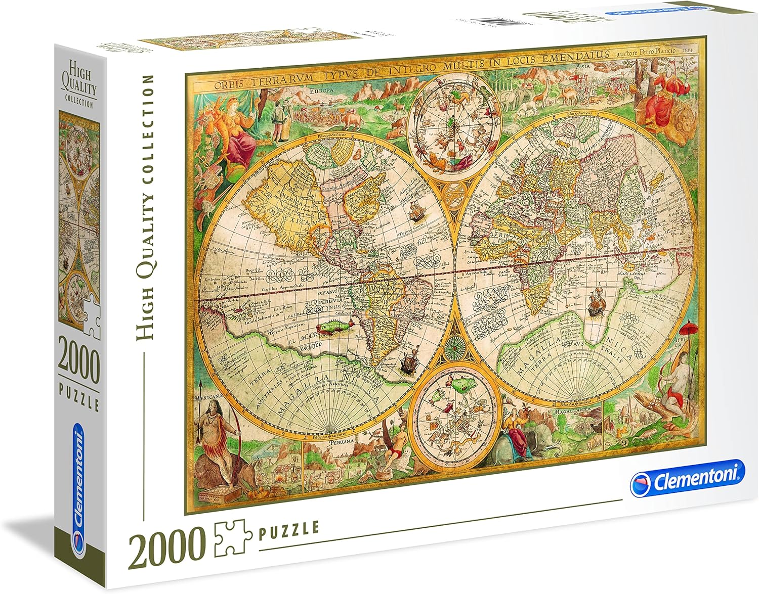 Clementoni Puzzle Carte Du