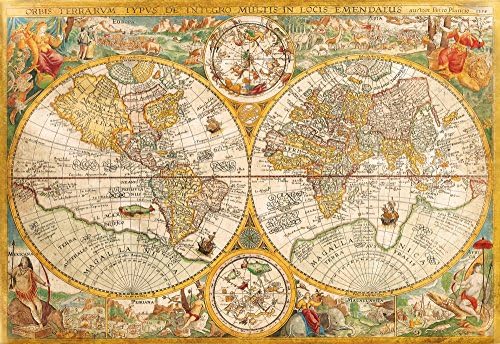 Vue 2 de Clementoni Puzzle Carte Du