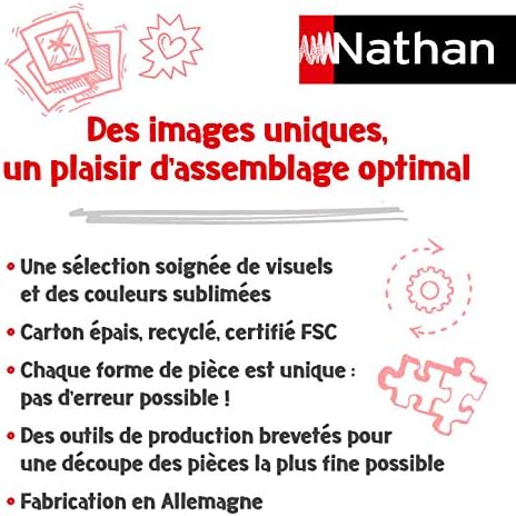 Vue 6 de Nathan Puzzle Pieces En