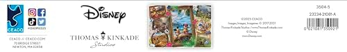 Vue 6 de Ceaco Thomas Kinkade Disney