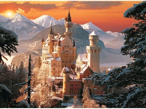 Vue 2 de Trefl Puzzle Chateau Dhiver